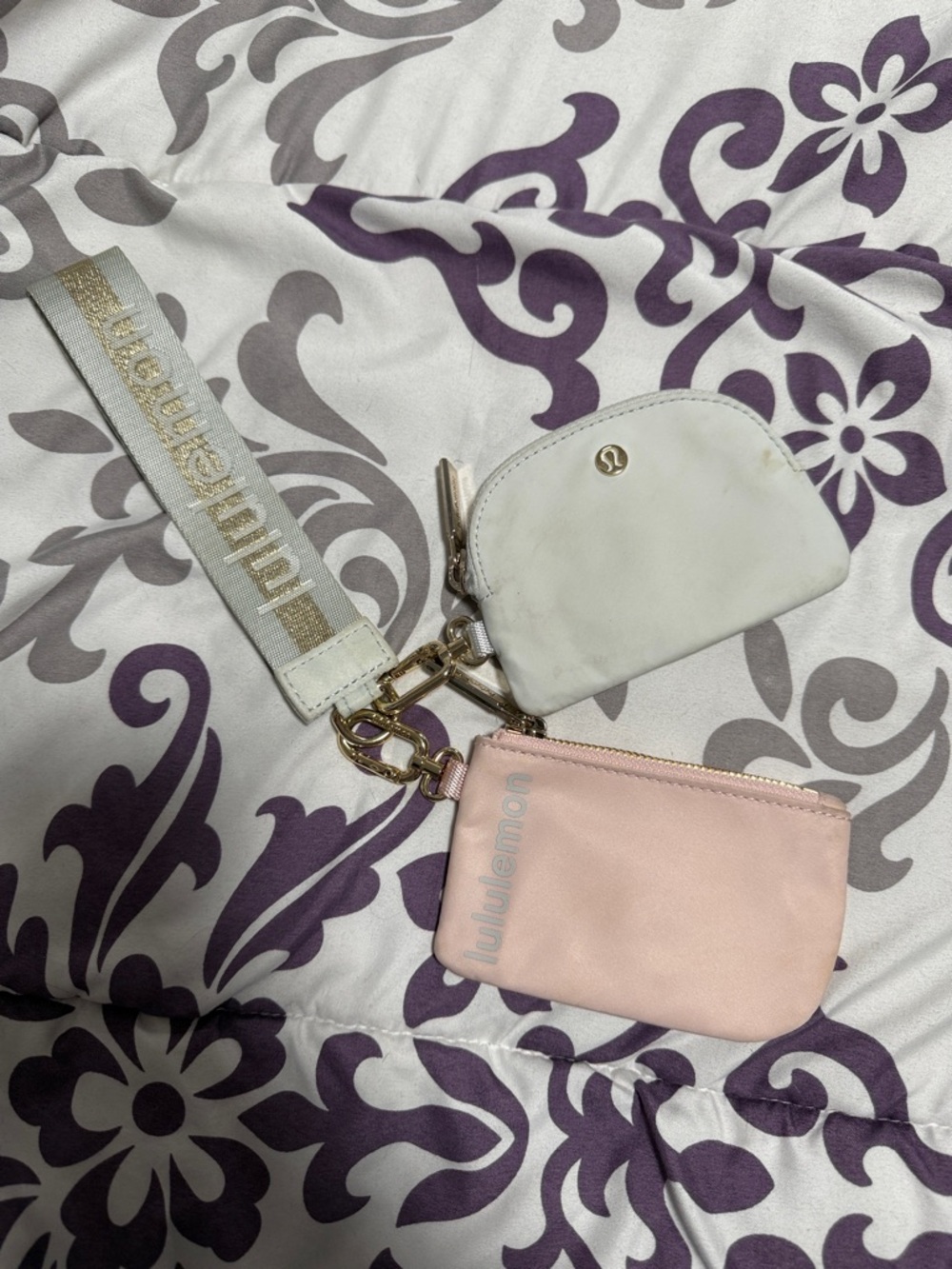 lululemon athletica dual pouch wristlet